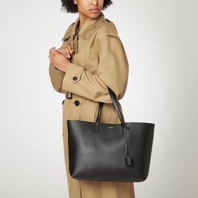 Shopping East/West Leather Tote