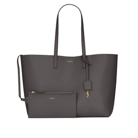 Shopping East-West Leather Tote