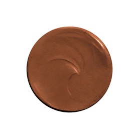 NARS Soft Matte Complete Concealer in Cacao, deep warm brown shade shown as a circular cream swatch