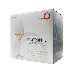 Quatrophil White Wine Glass Set of Six