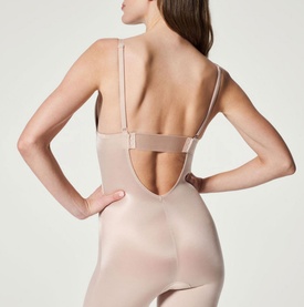 SPANXshape&trade; Suit Your Fancy Plunge Low-Back Mid-Thigh Bodysuit