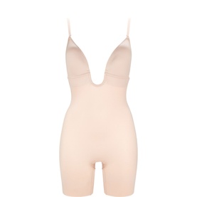 SPANXshape&trade; Suit Your Fancy Plunge Low-Back Mid-Thigh Bodysuit