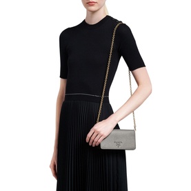 Saffiano Leather Mini Bag