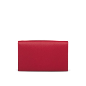 Saffiano Leather Shoulder Strap Wallet