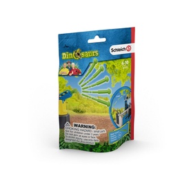 Schleich Dinosaurs Dart Set, multicoloured green foam darts in branded resealable bag, suitable for ages 4 and up