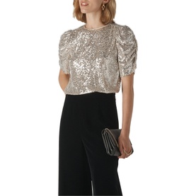 Seema Sequin Top