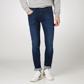 Slimmy Mid-Rise Tapered Jeans