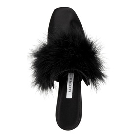 Manon Feather Mule Slippers