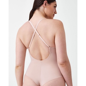 SPANXshape&trade; Suit Your Fancy Plunge Low-Back Thong Bodysuit