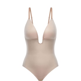 SPANXshape&trade; Suit Your Fancy Plunge Low-Back Thong Bodysuit