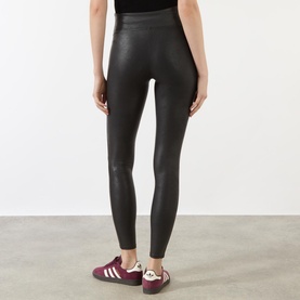 SPANXshape&trade; Faux Leather Petite Leggings