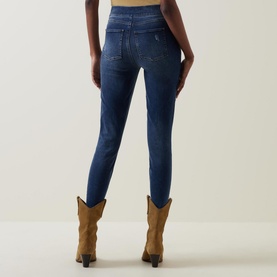 Distressed Denim Leggings