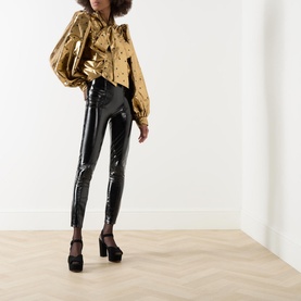 SPANXshape&trade; Faux Leather Patent Leggings