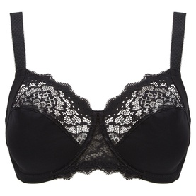 Caresse Full Cup Bra Black