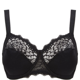 Caresse Full Cup Bra Black