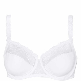 Delice Full Cup Bra White