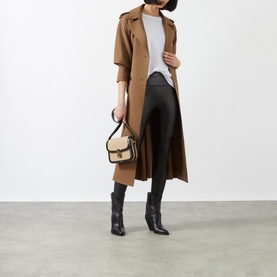 Faux Leather Quilted Leggings