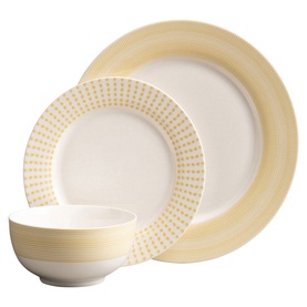 Spots and Dots 12 Piece Set Mustard
