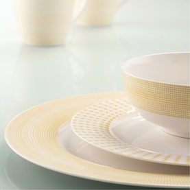 Spots and Dots 12 Piece Set Mustard