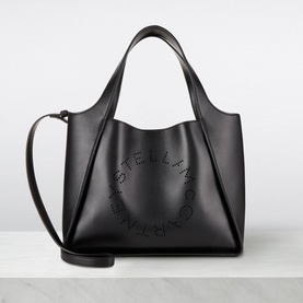 Perforated Logo Satchel