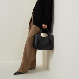 Perforated Logo Satchel