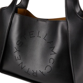 Perforated Logo Satchel