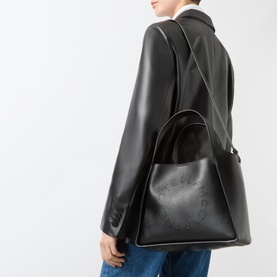 Perforated Logo Satchel