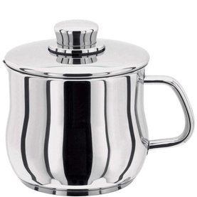1000 Deep 14cm Milk Sauce Pot With Lid