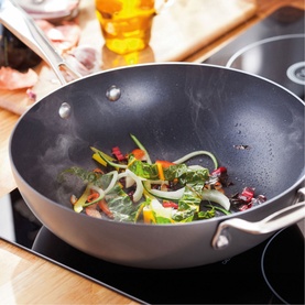 Hard Anodised Non-Stick Stir Fry-Wok 28cm