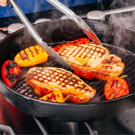 Cast Iron Grill Pan 28cm