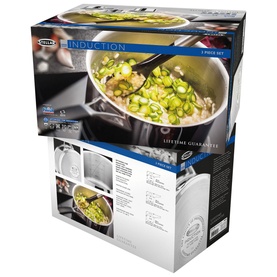 5000 Three-Piece Saucepan Set