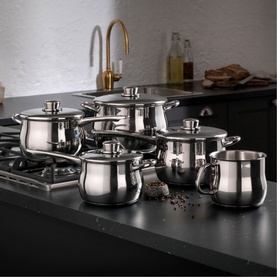 1000 Five-Piece Deep Saucepan Set