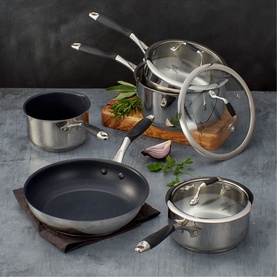 James Martin JM Five-Piece Saucepan Set