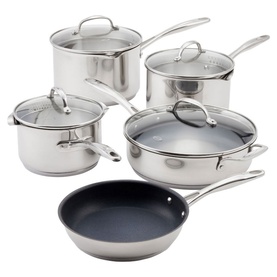 7000 Profile Five-Piece Draining Saucepan Set