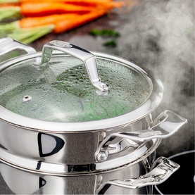 Steamers Three-Tier Steamer Set 24cm