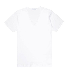 Superfine Cotton V-Neck T-Shirt