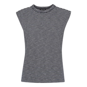 Stripe Muscle Vest Top