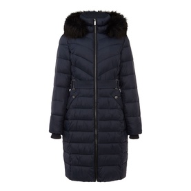 Synthia High Shine Puffer Coat