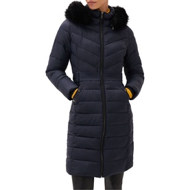 Synthia High Shine Puffer Coat