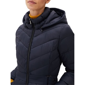 Synthia High Shine Puffer Coat