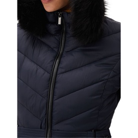 Synthia High Shine Puffer Coat