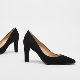 Tess Suede Block Heels