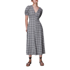 Tabitha Check Midi Dress