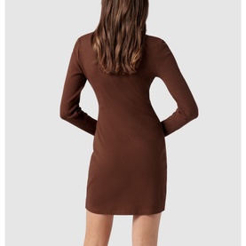 Tara Ruched Jersey Shirt  Dress