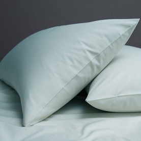 200 Thread Count Cotton Percale Pillowcase Duck Egg