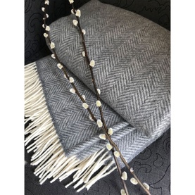 1474 Cashmere and Merino Wool Throw