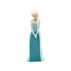 Tonies Songs & Story Frozen Elsa character figurine in teal dress with blonde plait, small standing figure