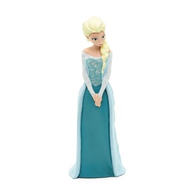 Tonies Songs & Story Frozen Elsa character figure in teal dress with blonde plait, small collectible tonie figurine