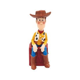 Tonies Songs & Story Toy Story figure, Woody character in cowboy hat and yellow shirt, seated pose, multicolour