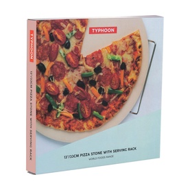 Pizza Stone & Serving Rack